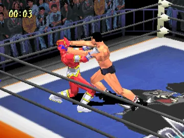 Fire Pro Wrestling - Iron Slam 96 (JP) screen shot game playing